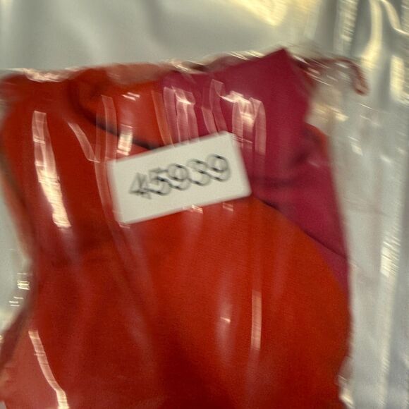 Ronni Nicole Dress Women 8 Red Sheath Midi Zipper Lined Sleeveless Crew Neck - Picture 7 of 7